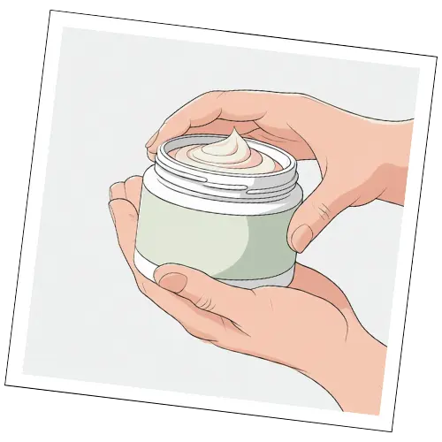 Frasco de Crema facial